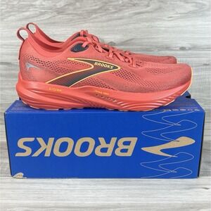 Brooks Glycerin 22 Mens Size 14 Medium D Burnt Sienna Orange New 110445 1D 637